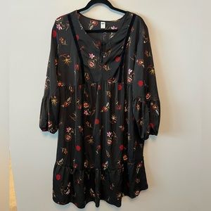 Black Floral Fancy dress